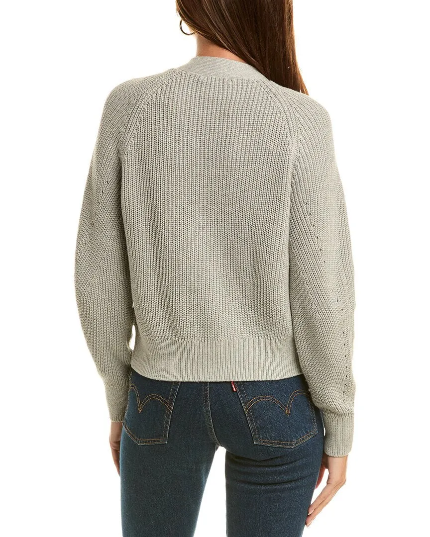 525 America Cora Shaker Pointelle Cardigan