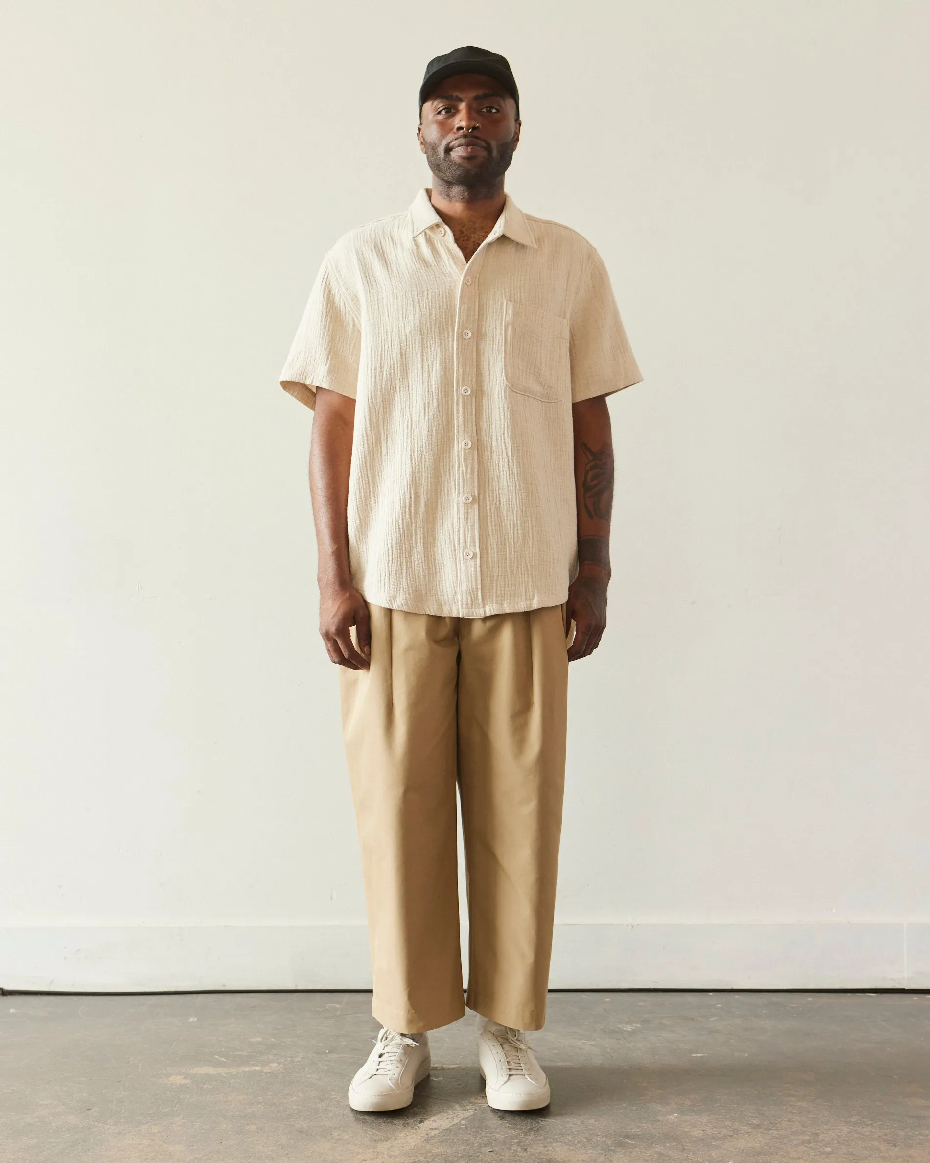 7115 Unisex Signature Pocket Shirt, Oatmeal