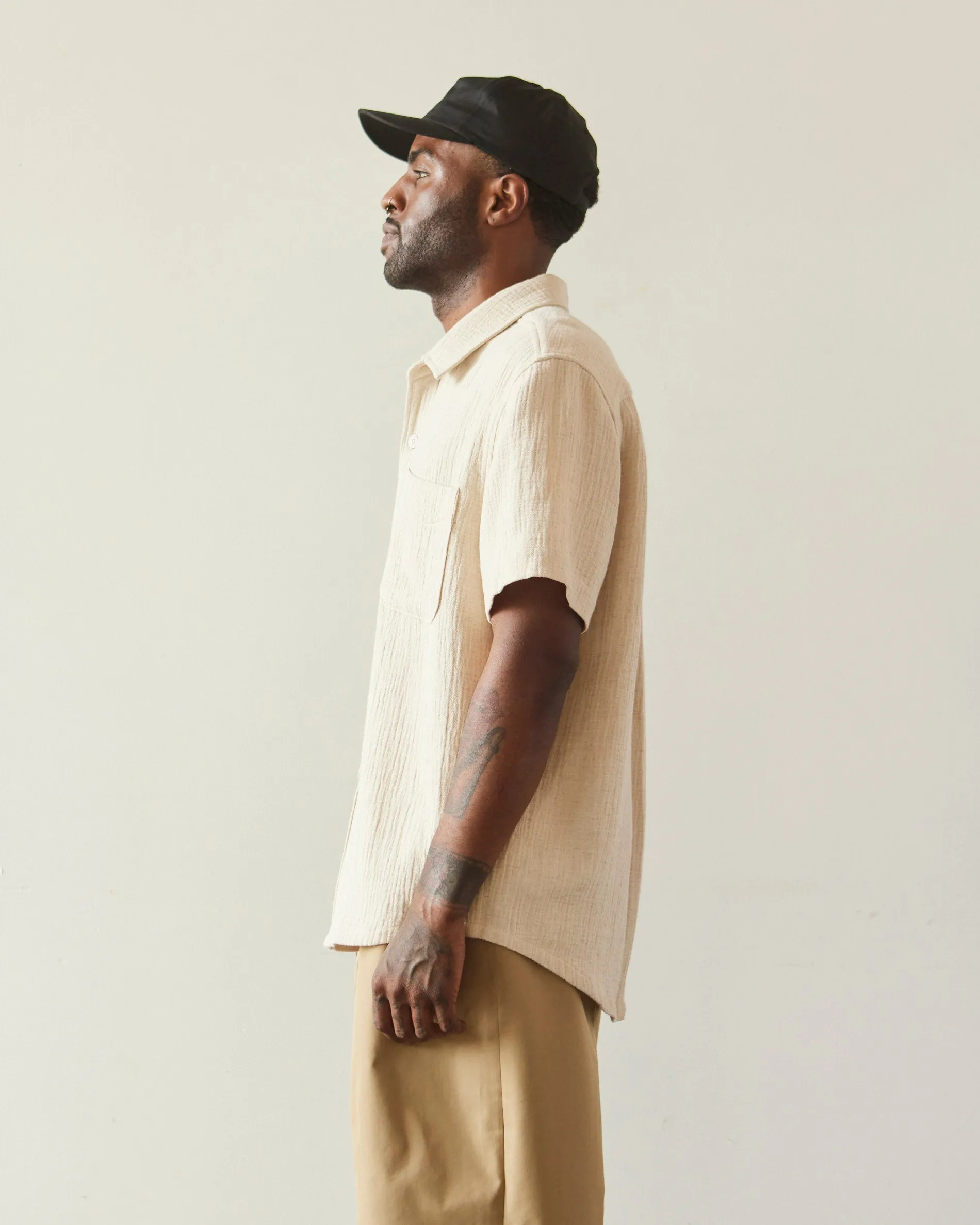 7115 Unisex Signature Pocket Shirt, Oatmeal