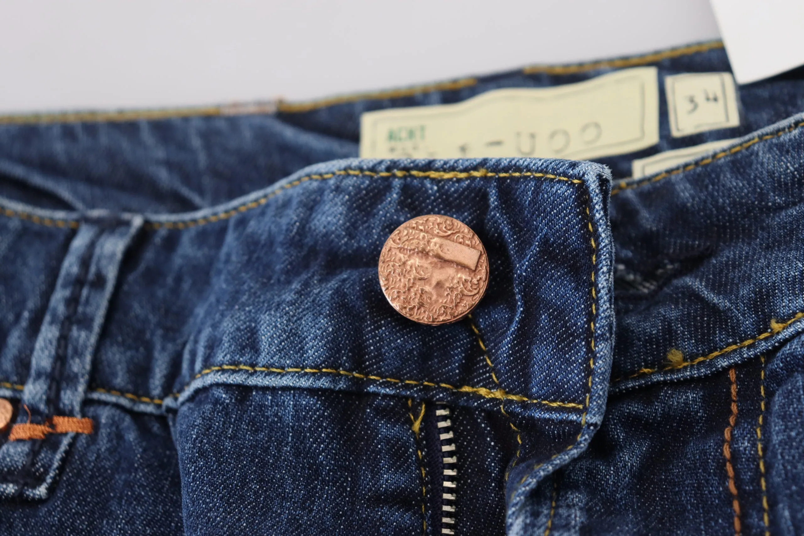 Acht Blue Cotton Tapered Slim Fit Men Casual Denim Jeans