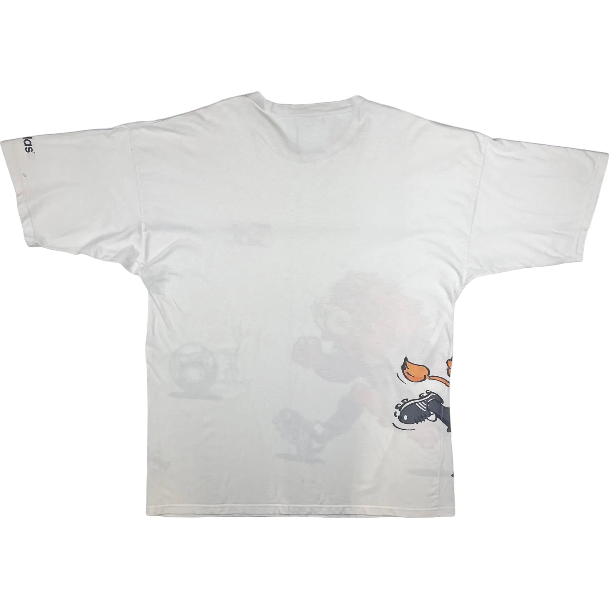Adidas 90's Bayer 04 Leverkusen Graphic T-Shirt White Rare
