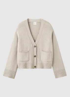 Almada Beja Cardigan in Taupe