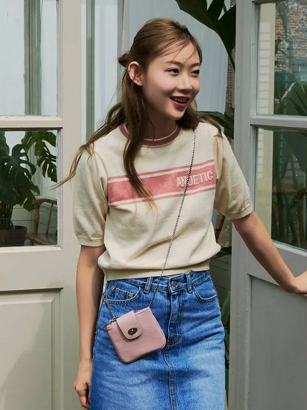 ANC FLAP MINI BAGPINK