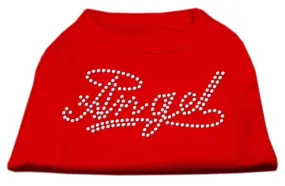 Angel Rhinestud Shirt Red XS (8)