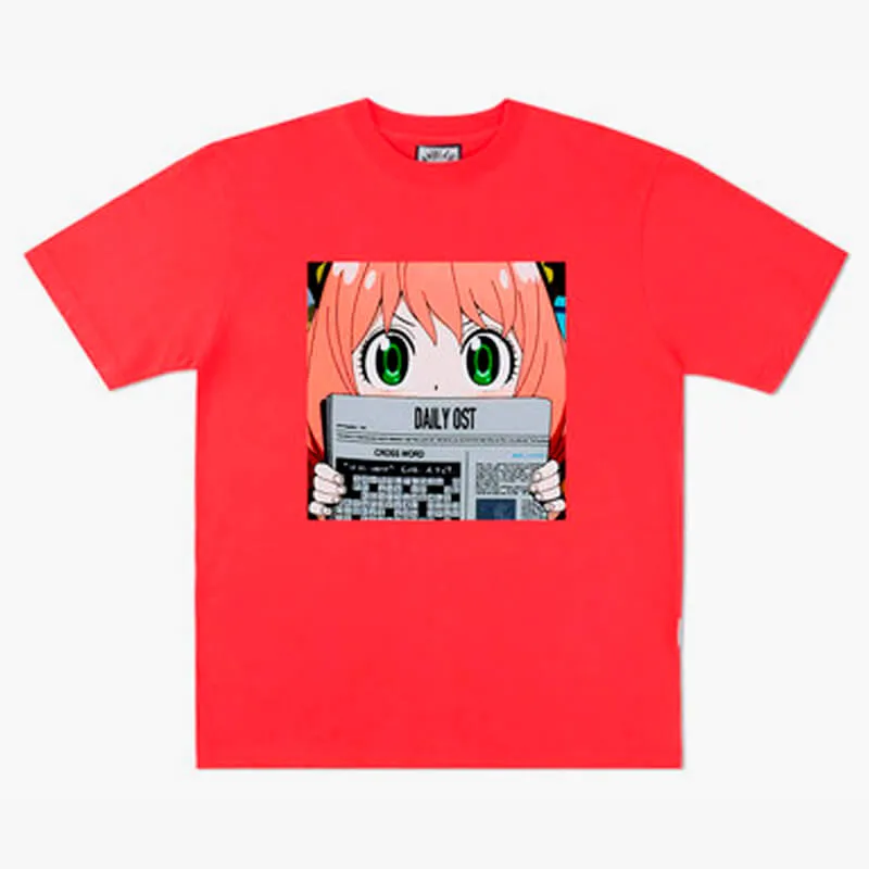 Anime Aesthetic Anya Forger With Newspaper T-Shirt