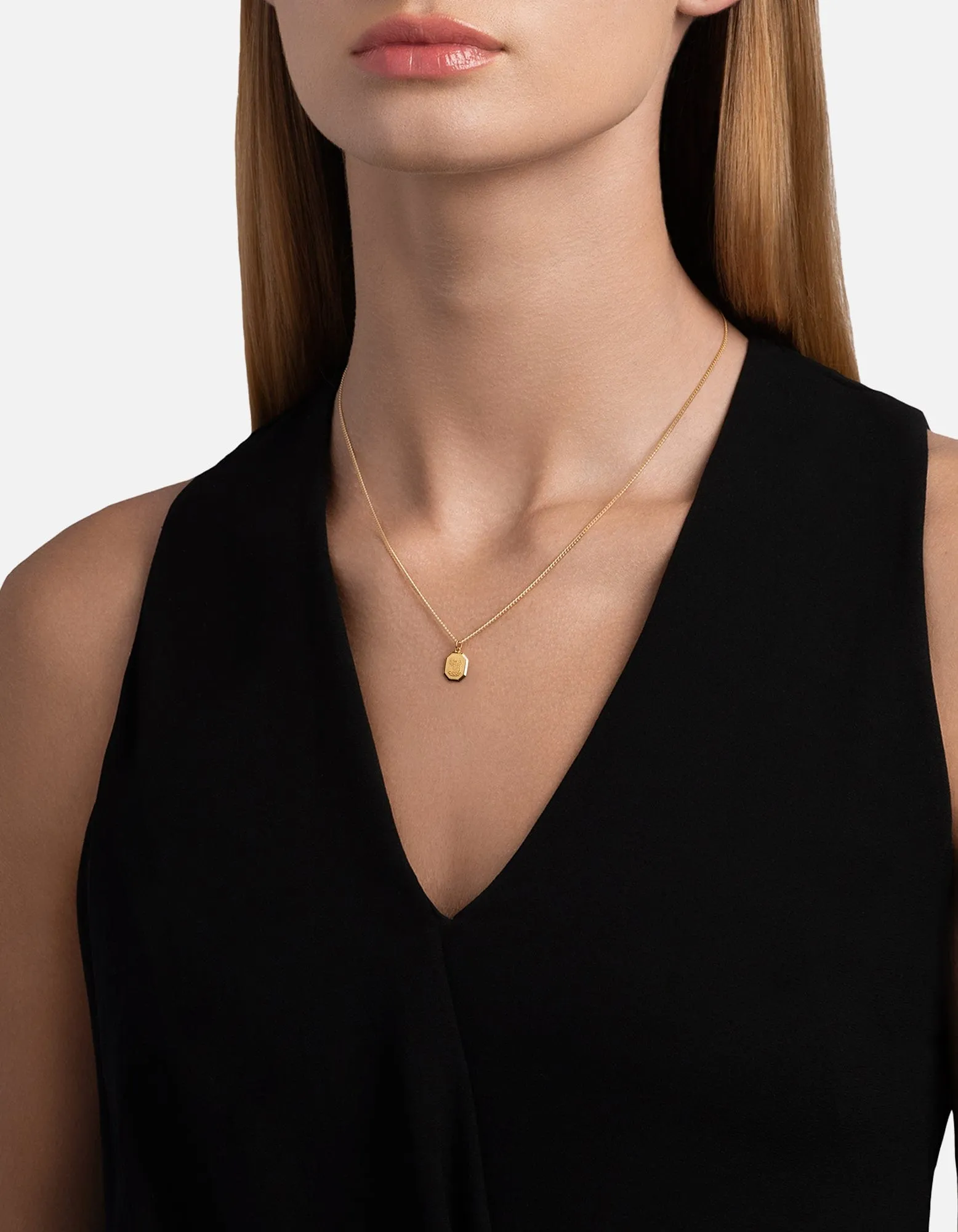 Aquarius Nyle Necklace, Gold Vermeil