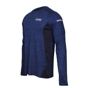 Arann Men Polyester Blue T-Shirt