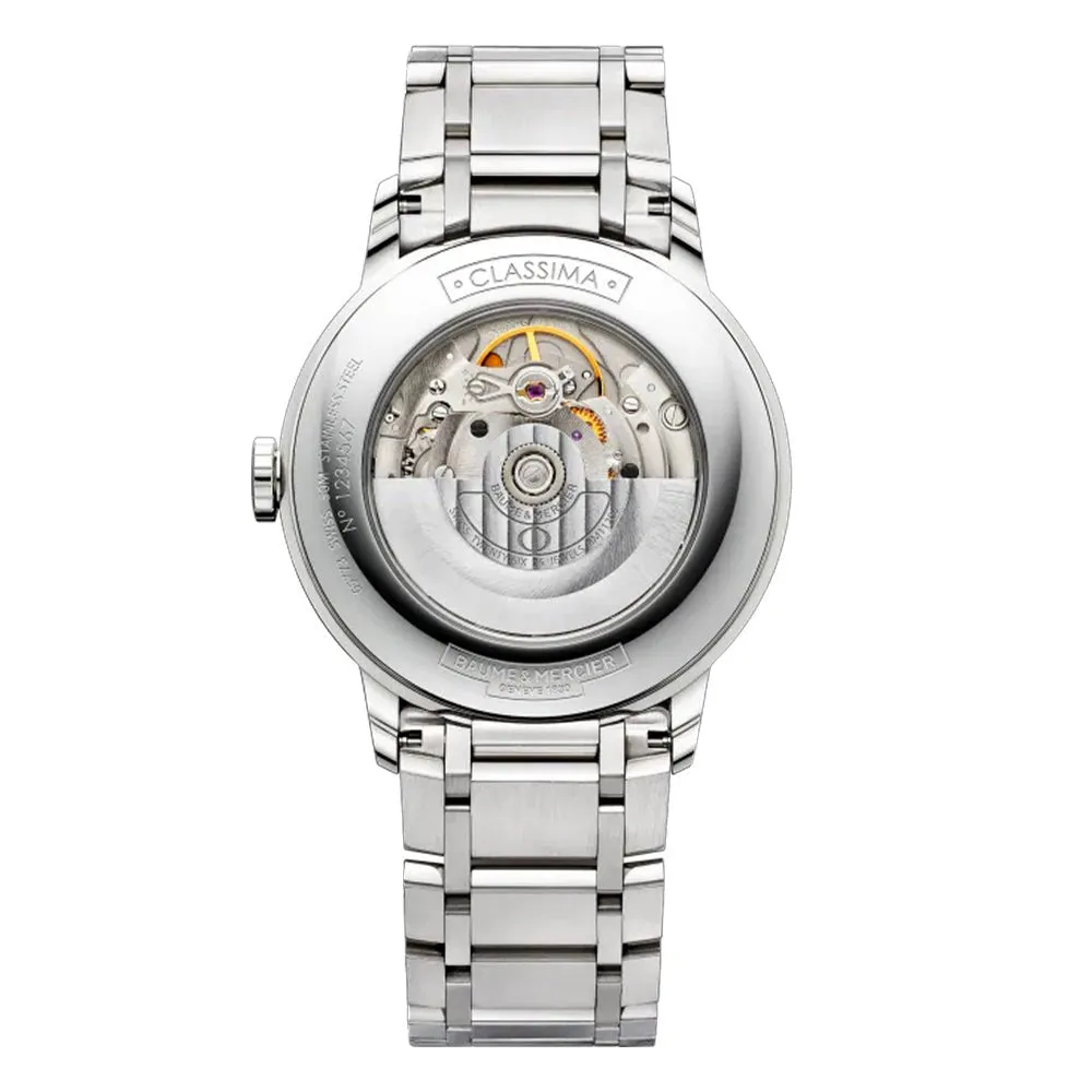 Baume & Mercier Classima 10215 40mm Silver Automatic Men's Watch