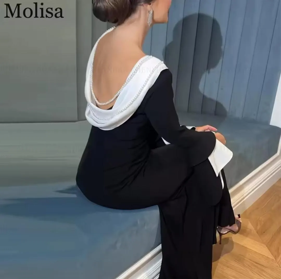 Black And White Formal Party Gowns For Women 88748