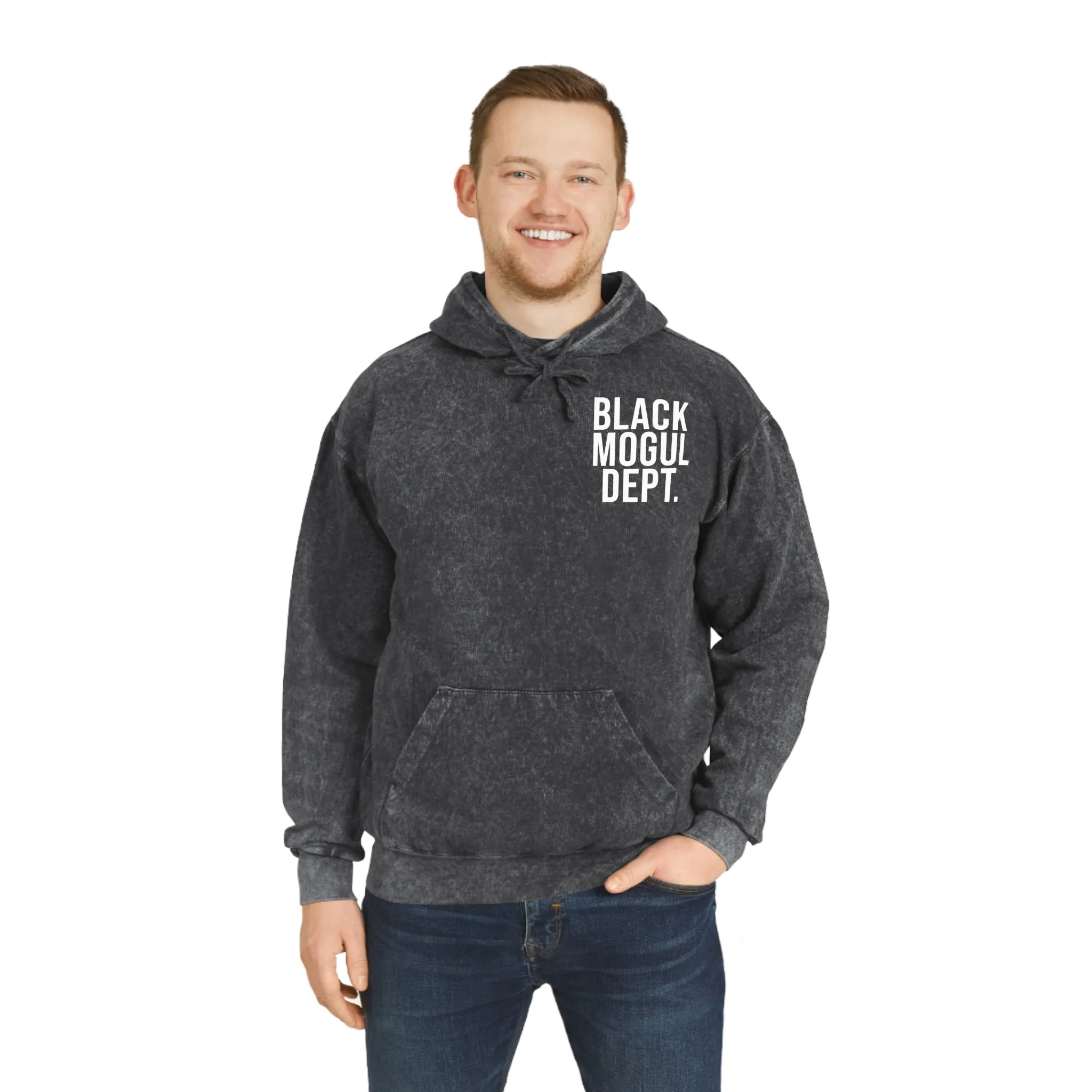 Black Mogul Dept Unisex Mineral Wash Hoodie