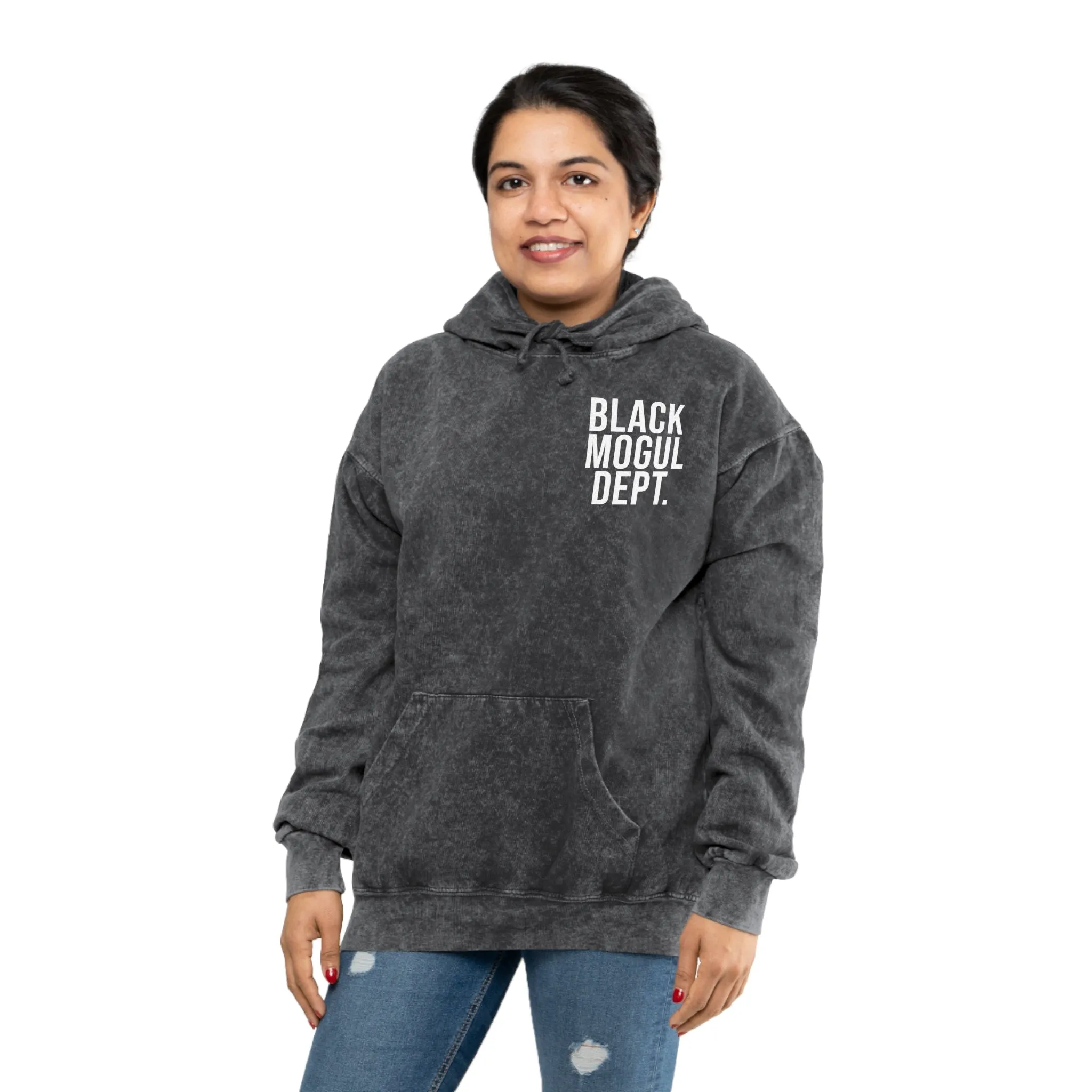 Black Mogul Dept Unisex Mineral Wash Hoodie