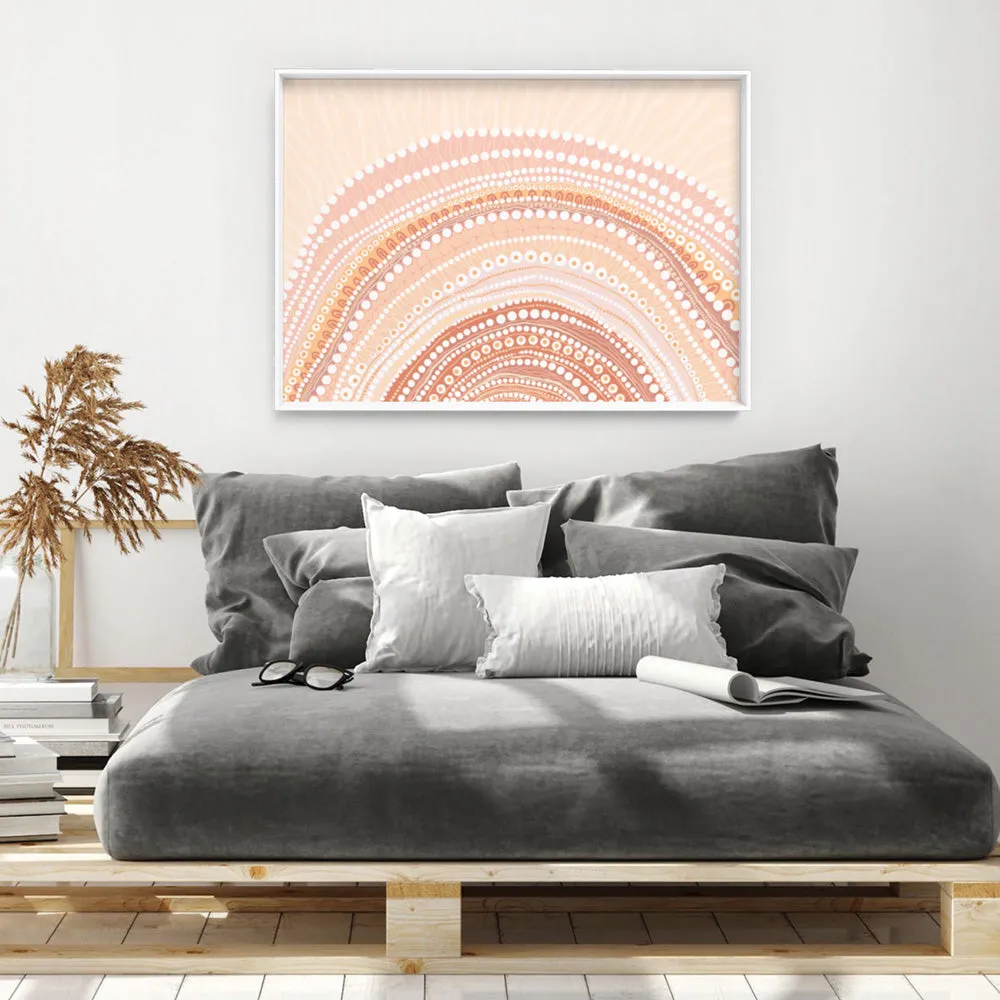 Blooming Female in Landscape - Art Print by Leah Cummins