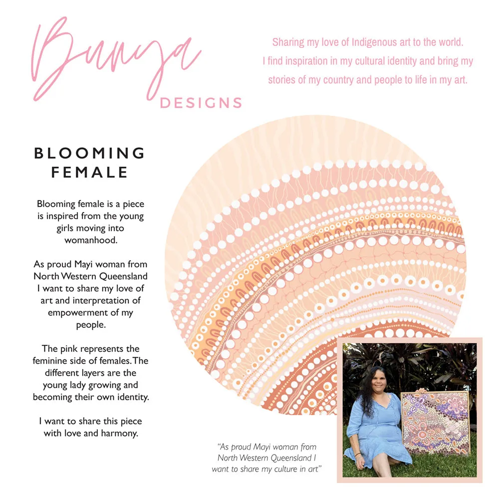 Blooming Female in Landscape - Art Print by Leah Cummins