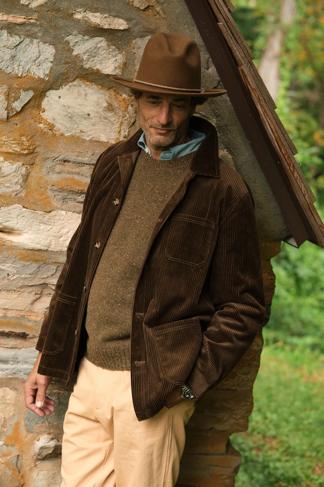 Pecan Bluffton Wool Felt Hat with Optimal Design
