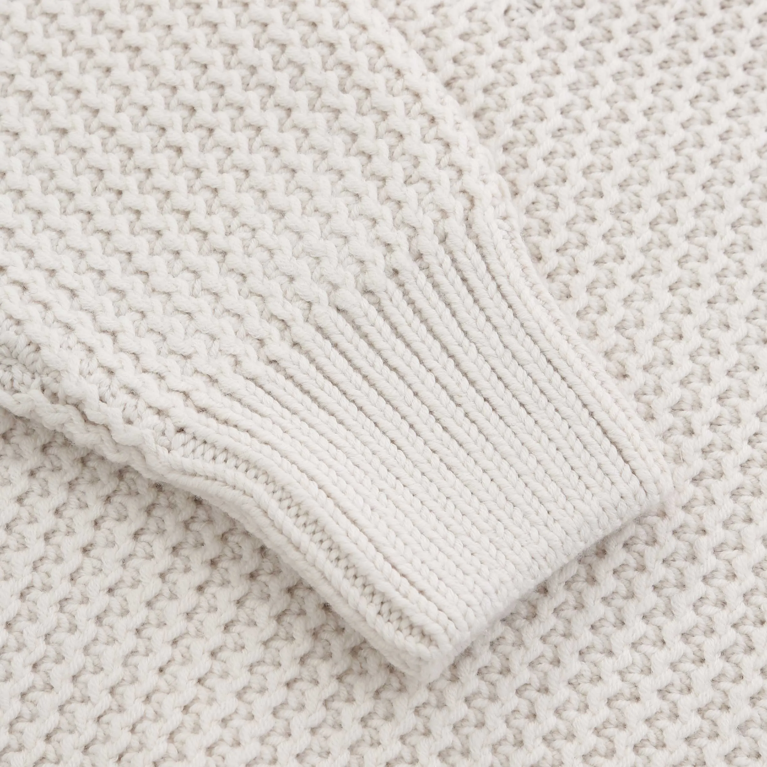 BOSS C Emaximo Knitwear in Open White
