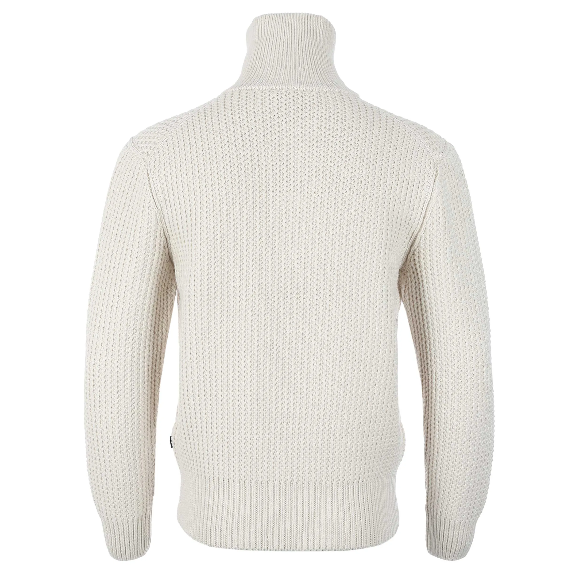 BOSS C Emaximo Knitwear in Open White