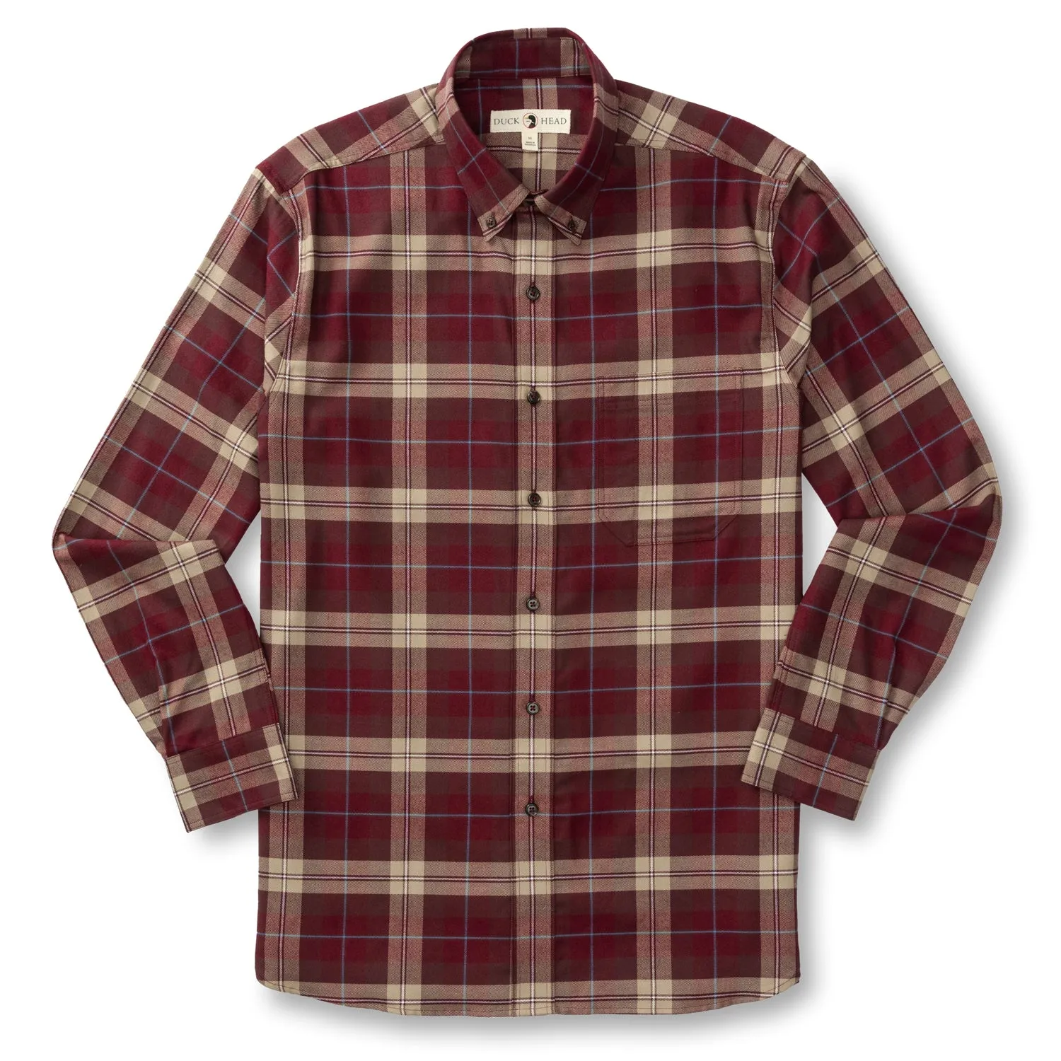 Buckner Plaid Cotton Flannel Sport Shirt