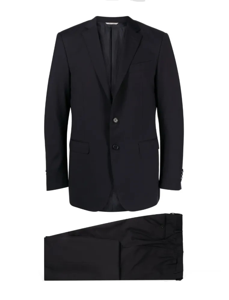 Canali single-breasted wool suit