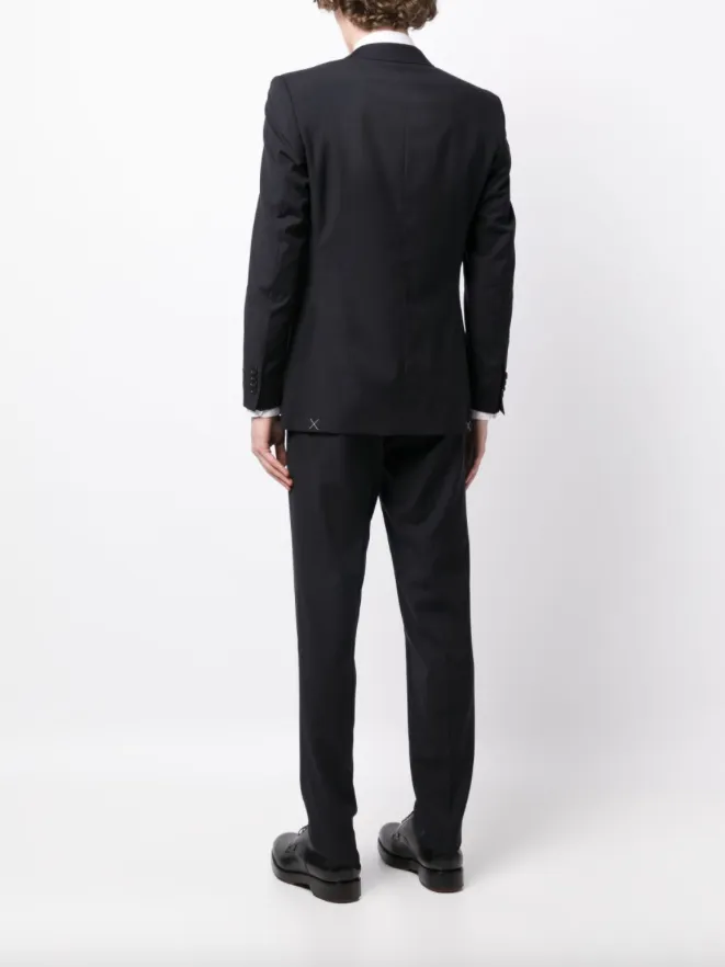 Canali single-breasted wool suit