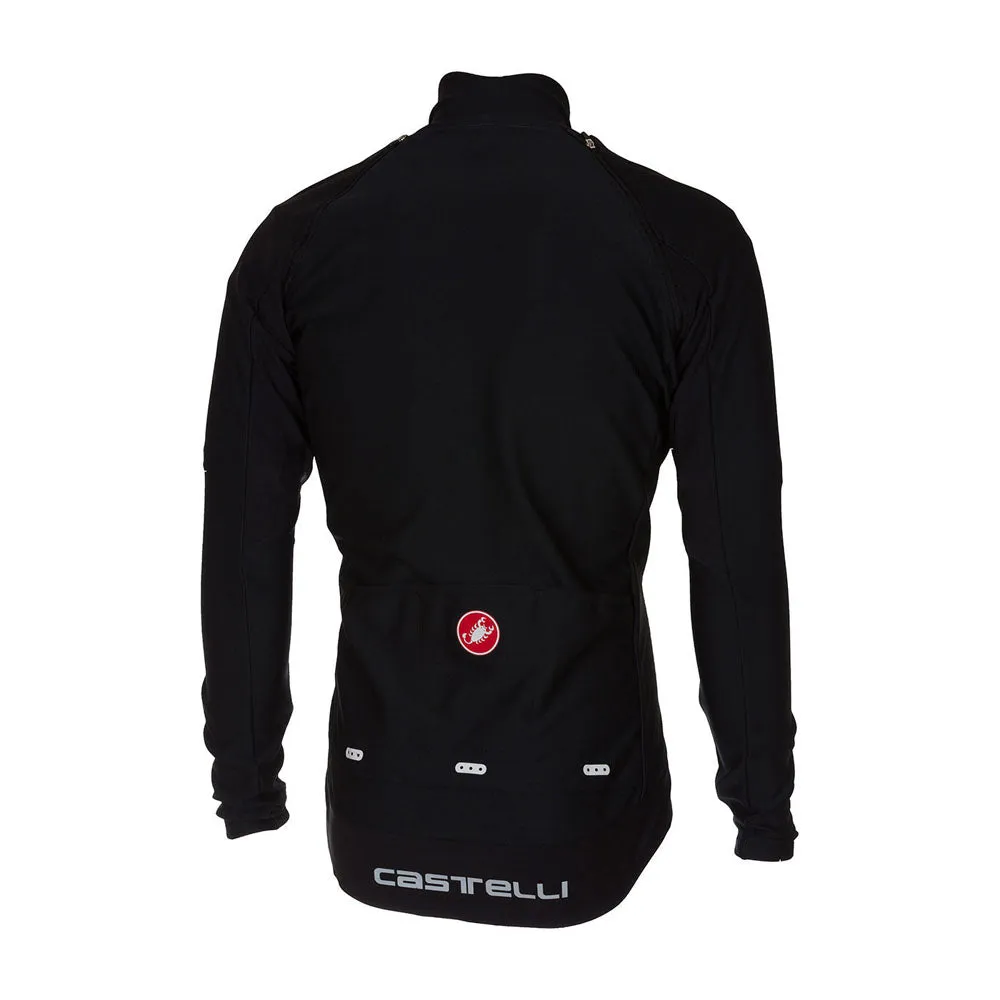 Castelli Mens Perfetto Convertible Jacket - Lightweight Black Performance Cycling Gear