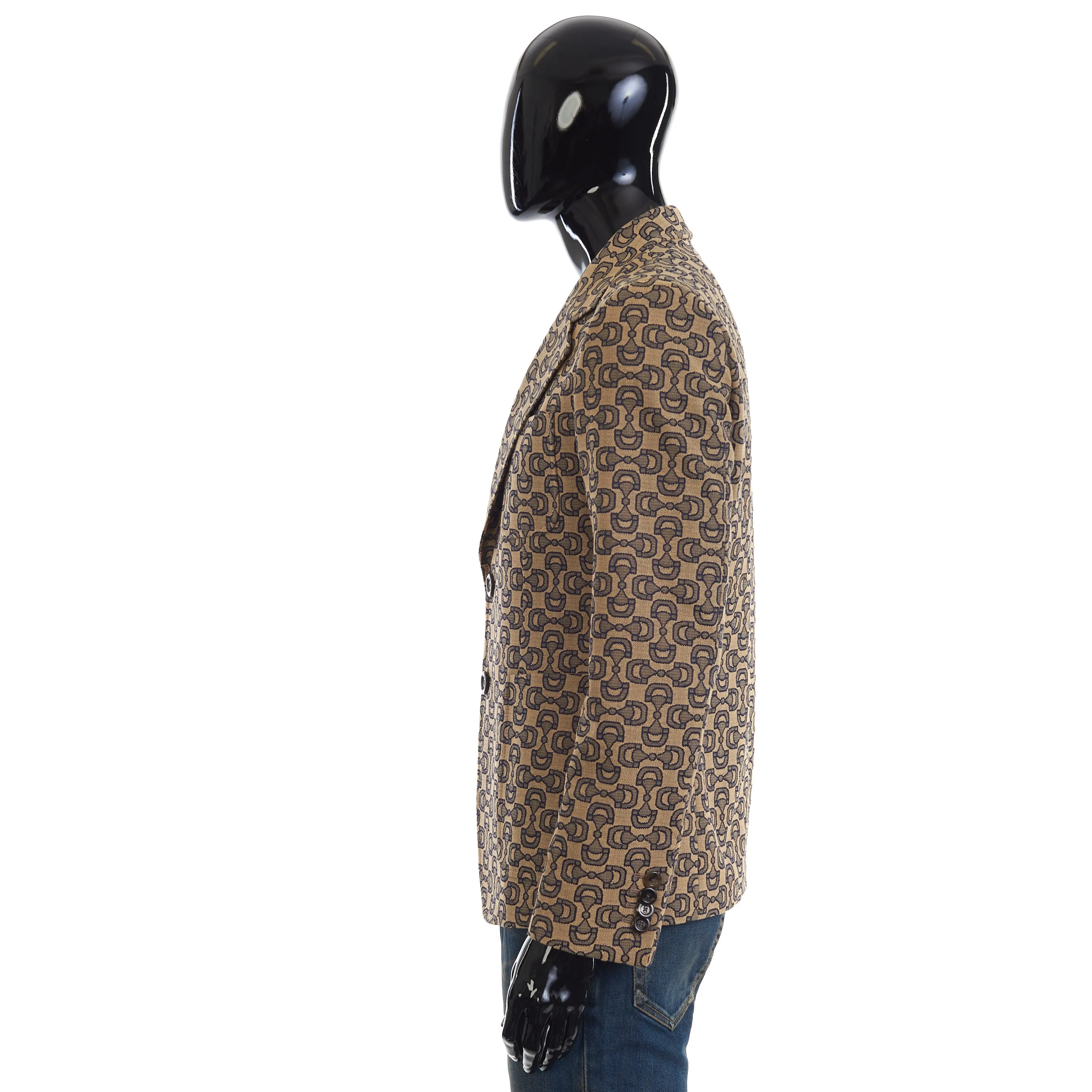 Cotton Horsebit Canvas Jacket