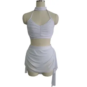 #D005-2 Nylon/Lycra Mesh Lyrical Costume-Dance School Troupe or Solo Performance