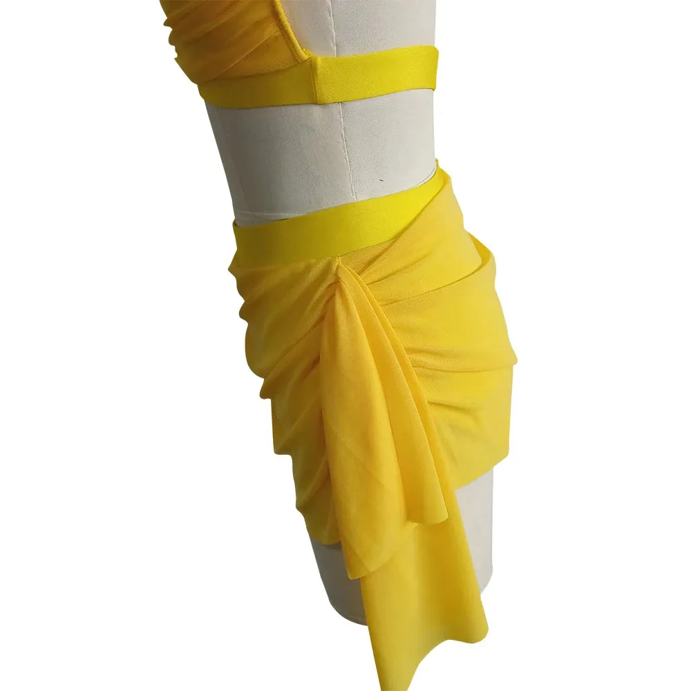 #D005-2 Nylon/Lycra Mesh Lyrical Costume-Dance School Troupe or Solo Performance