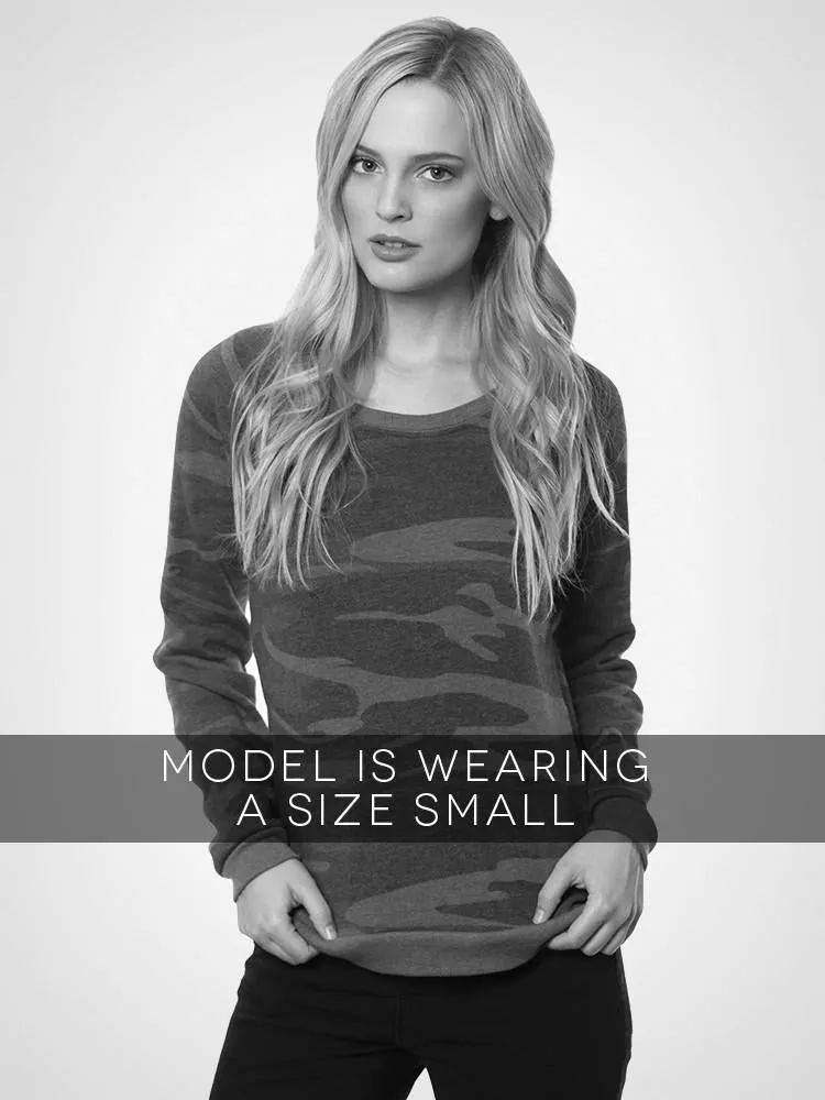 Dash Camo Print Sweatshirt