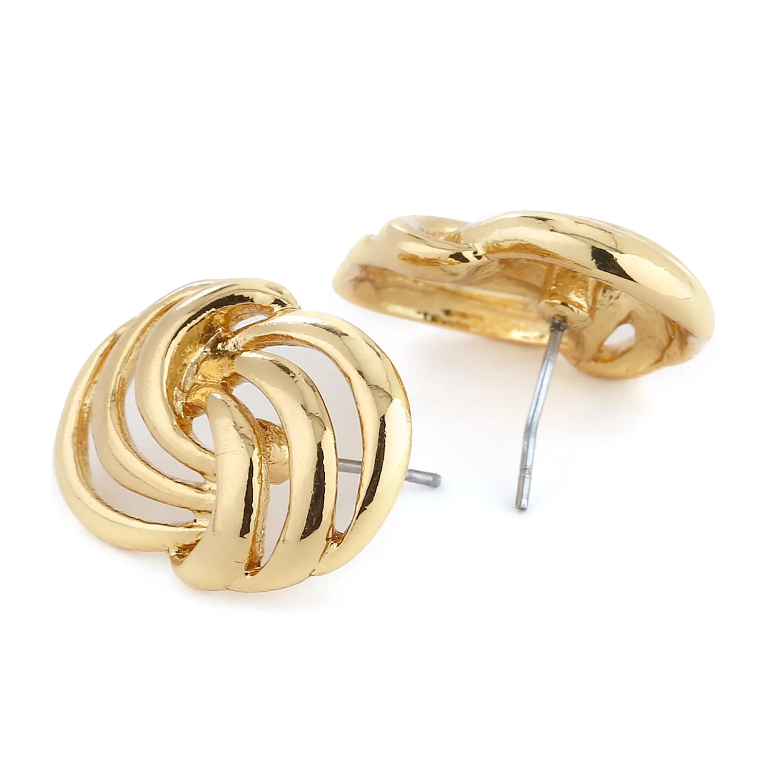 Designer Gold Tone Earrings