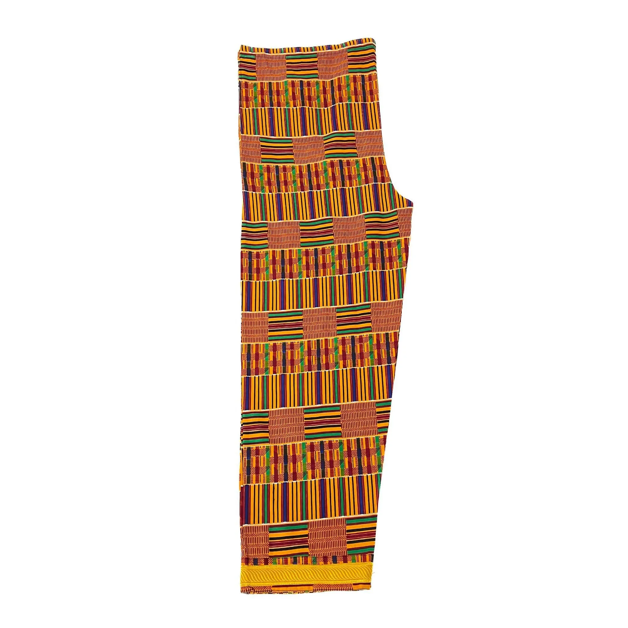 Embroidered Kente Pant Set