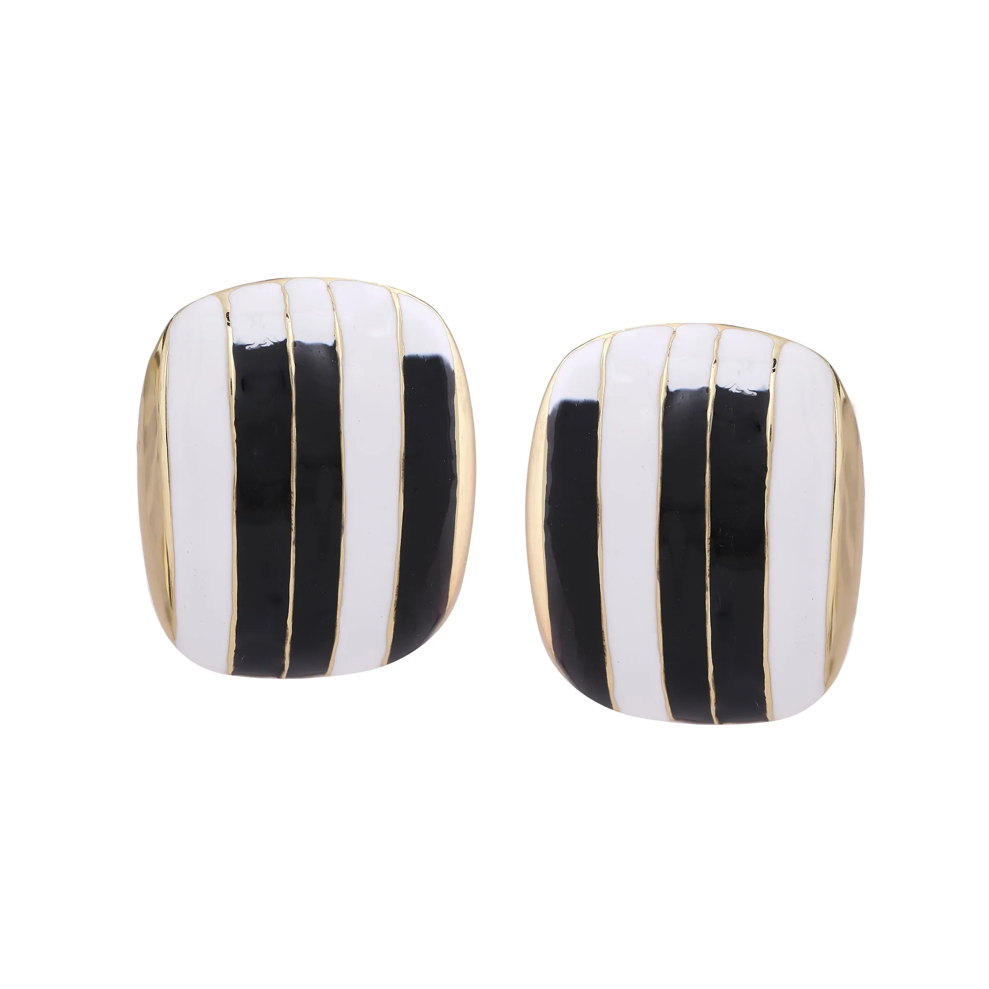 Estele - Piano enamel Gold Plated Necklace Set For Women