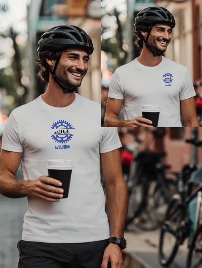 EVOLUTION TEE - CYCLE SERIES - WHITE