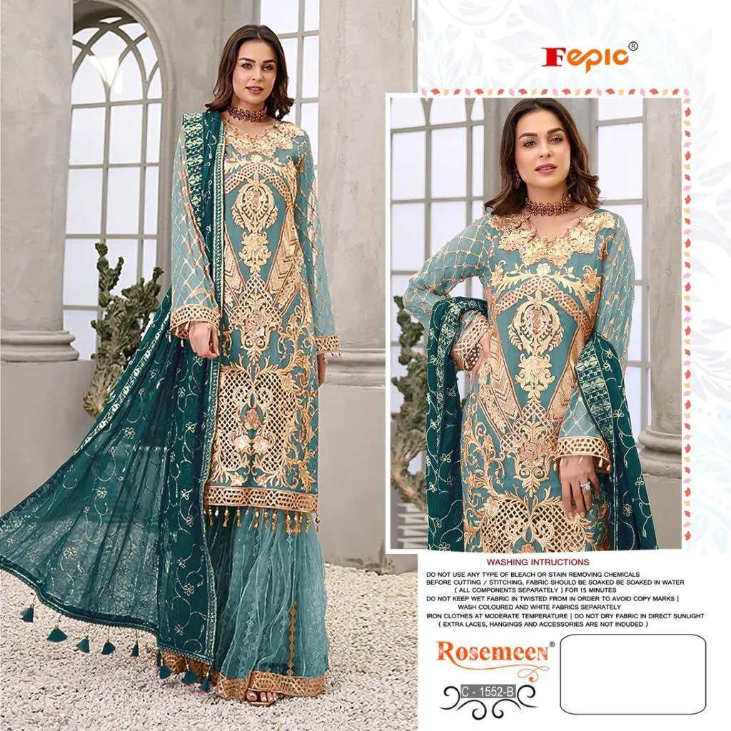 FEPIC ROSEMEEN D.NO C -1552 DESIGNER SUIT