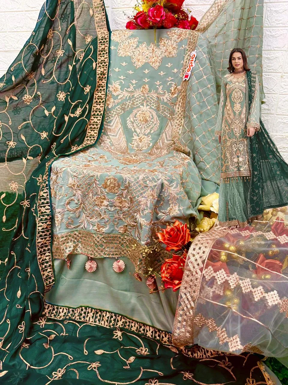 FEPIC ROSEMEEN D.NO C -1552 DESIGNER SUIT