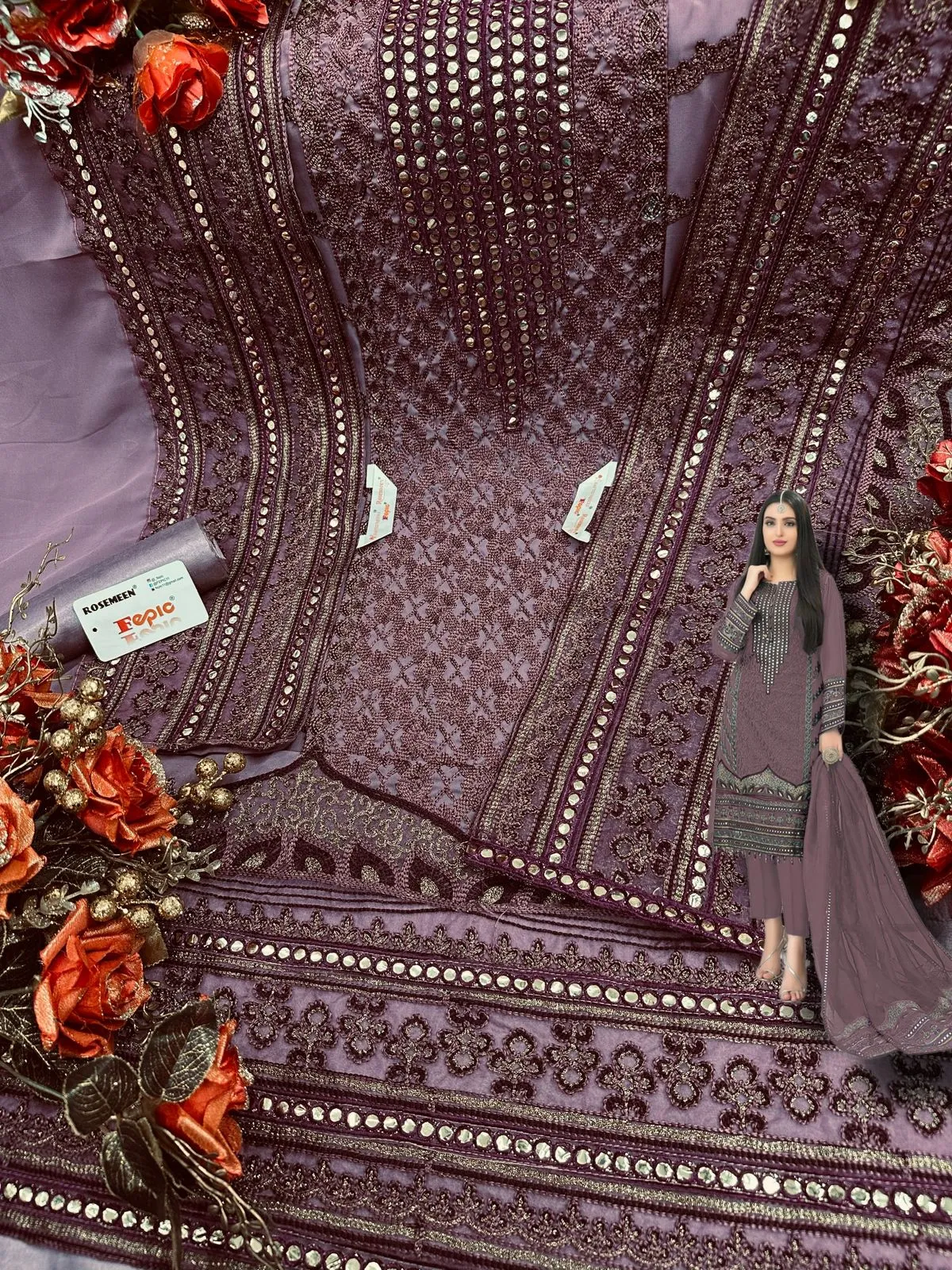 FEPIC ROSEMEEN D.NO -D 5219 DESIGNER SUIT