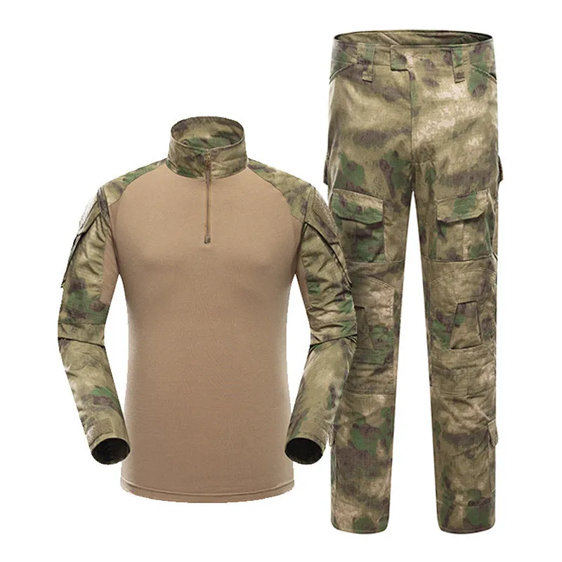 G3 Long-sleeved American Camo Outdoor Frog Training Suit