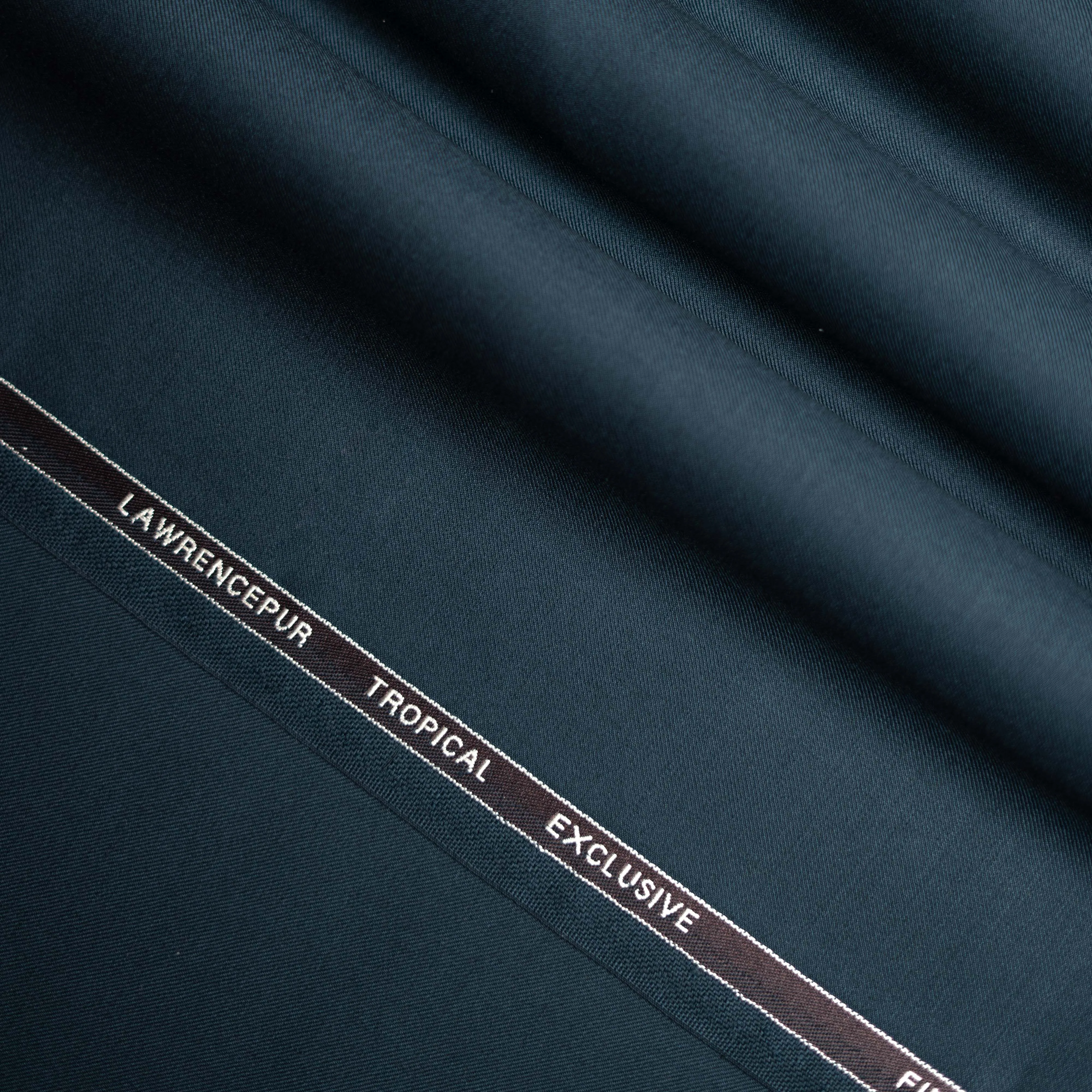 Green Plain , Wool Blend, Tropical Exclusive Suiting Fabric