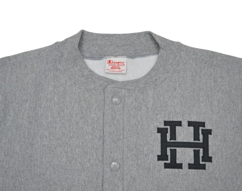 HH Champion Snap Front Sweatshirt - Grey