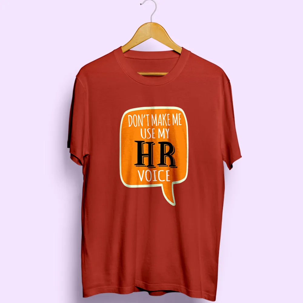 HR Voice Half Sleeve T-Shirt