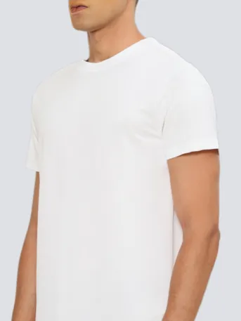 Hummel Budoc Mens T-Shirt Pack Of 2(White/Orange)