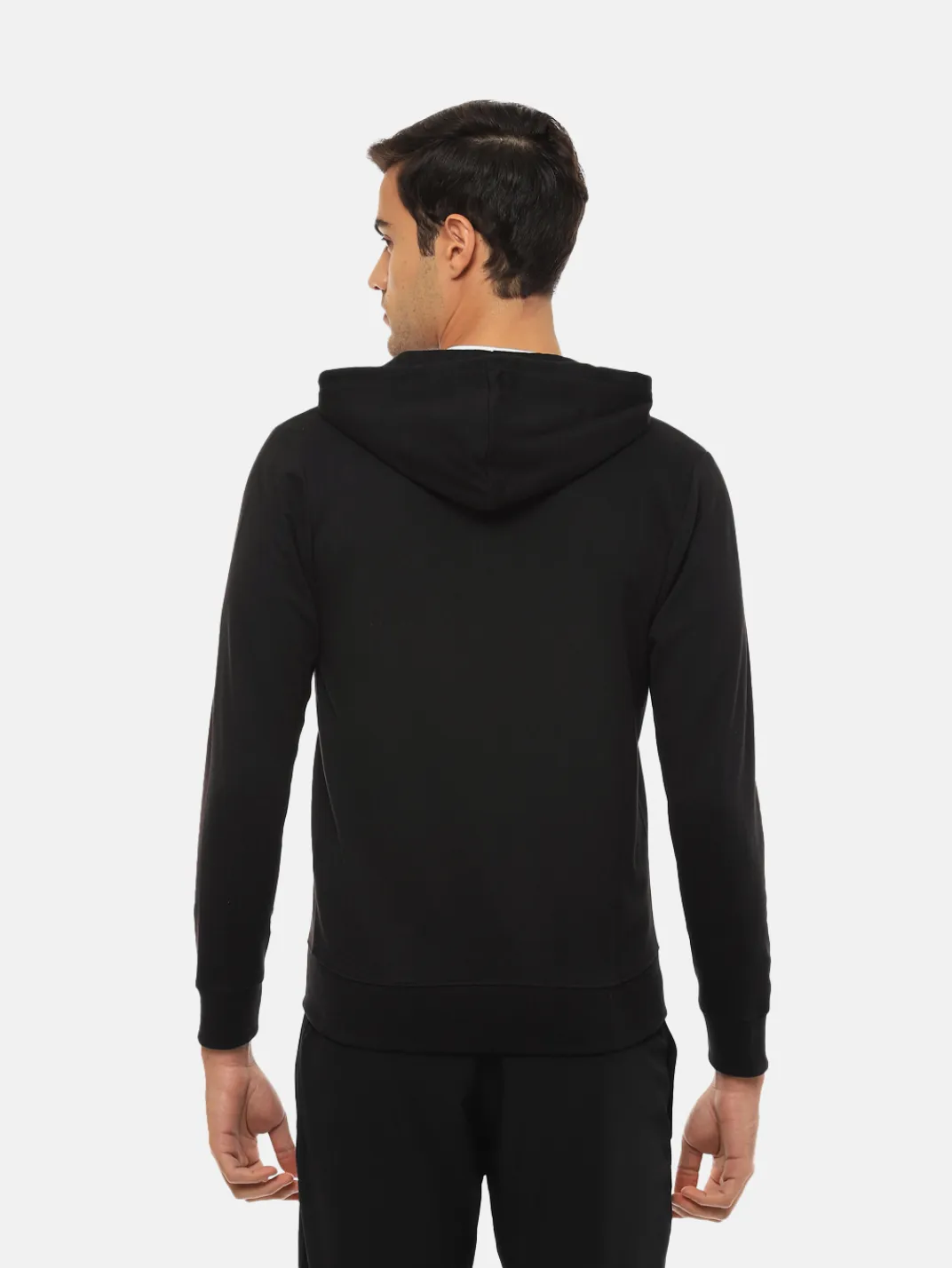 Hummel Elwin Men Black B2B Zipper Hoodie