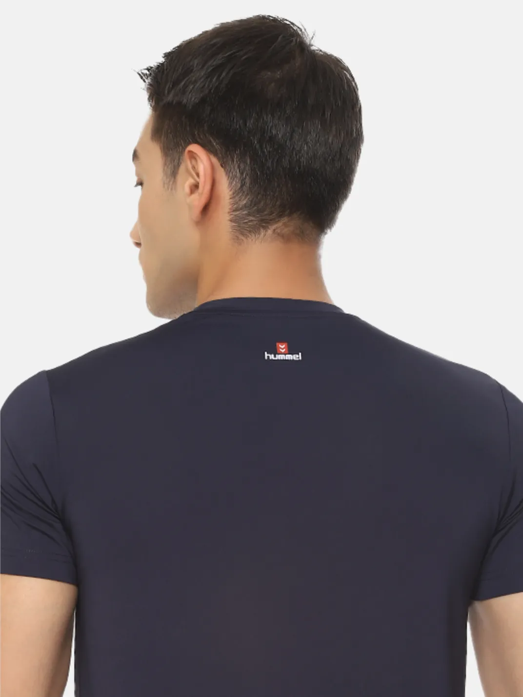 Hummel Genise Men Navy Poly T-Shirt