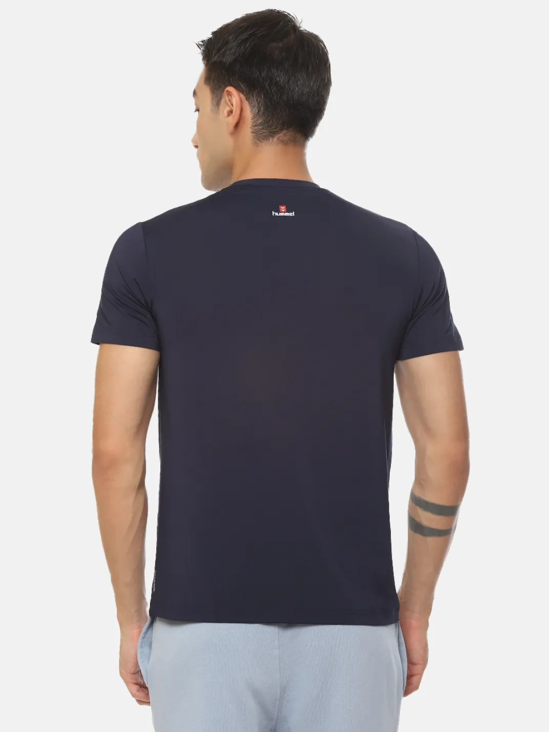Hummel Genise Men Navy Poly T-Shirt