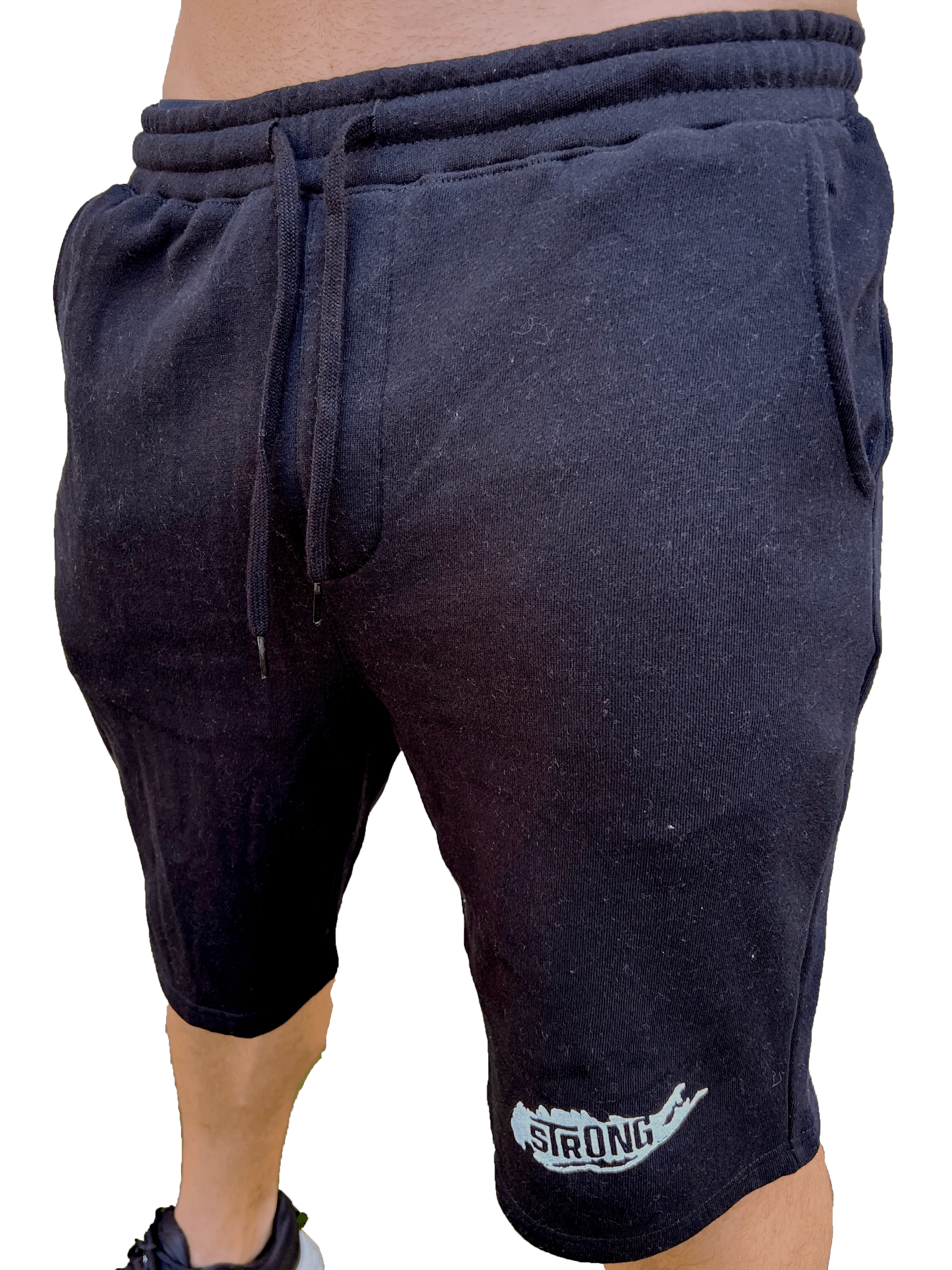Long Island Strong Mens Sweat shorts (Black)