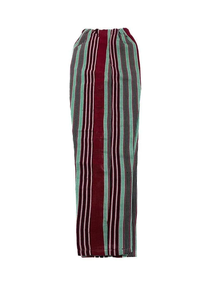 Mallam Burgundy & Green Dashiki Set