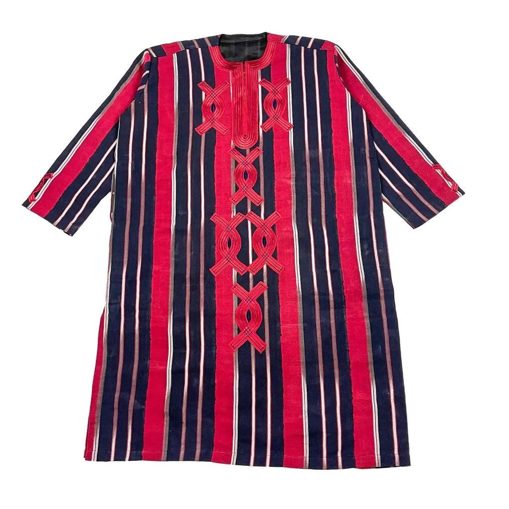 Mallam Burgundy Dashiki Set