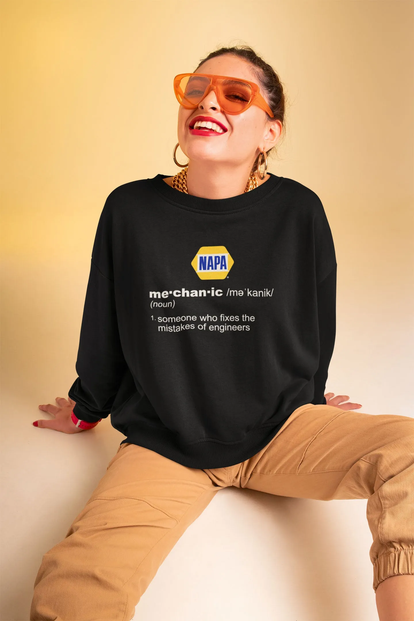 Mechanic Definition Unisex Sweatshirts