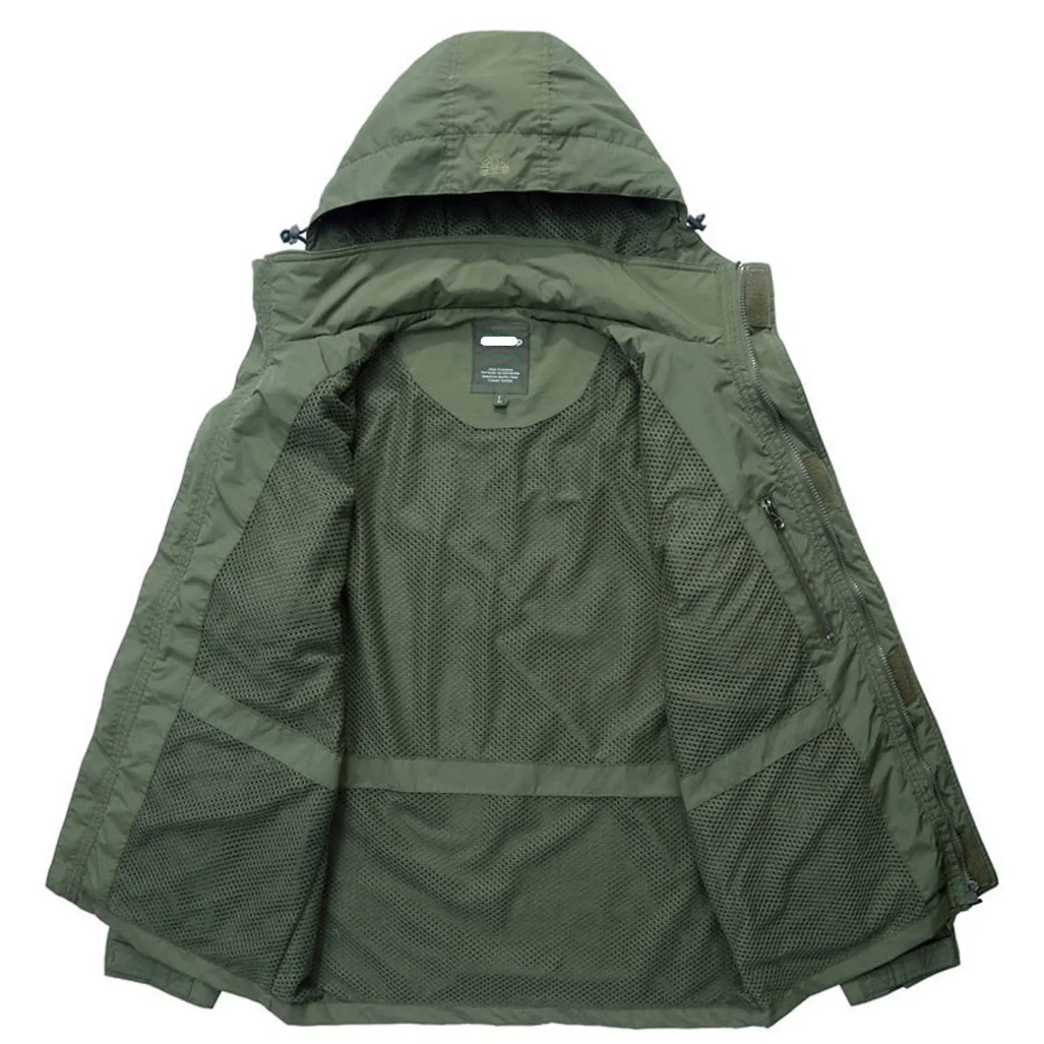 Men's Autumn Hooded Waterproof Windbreaker