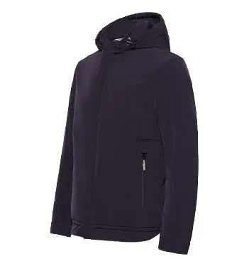 Men's Autumn Padded Short Jacket With Hood