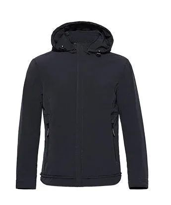 Men's Autumn Padded Short Jacket With Hood
